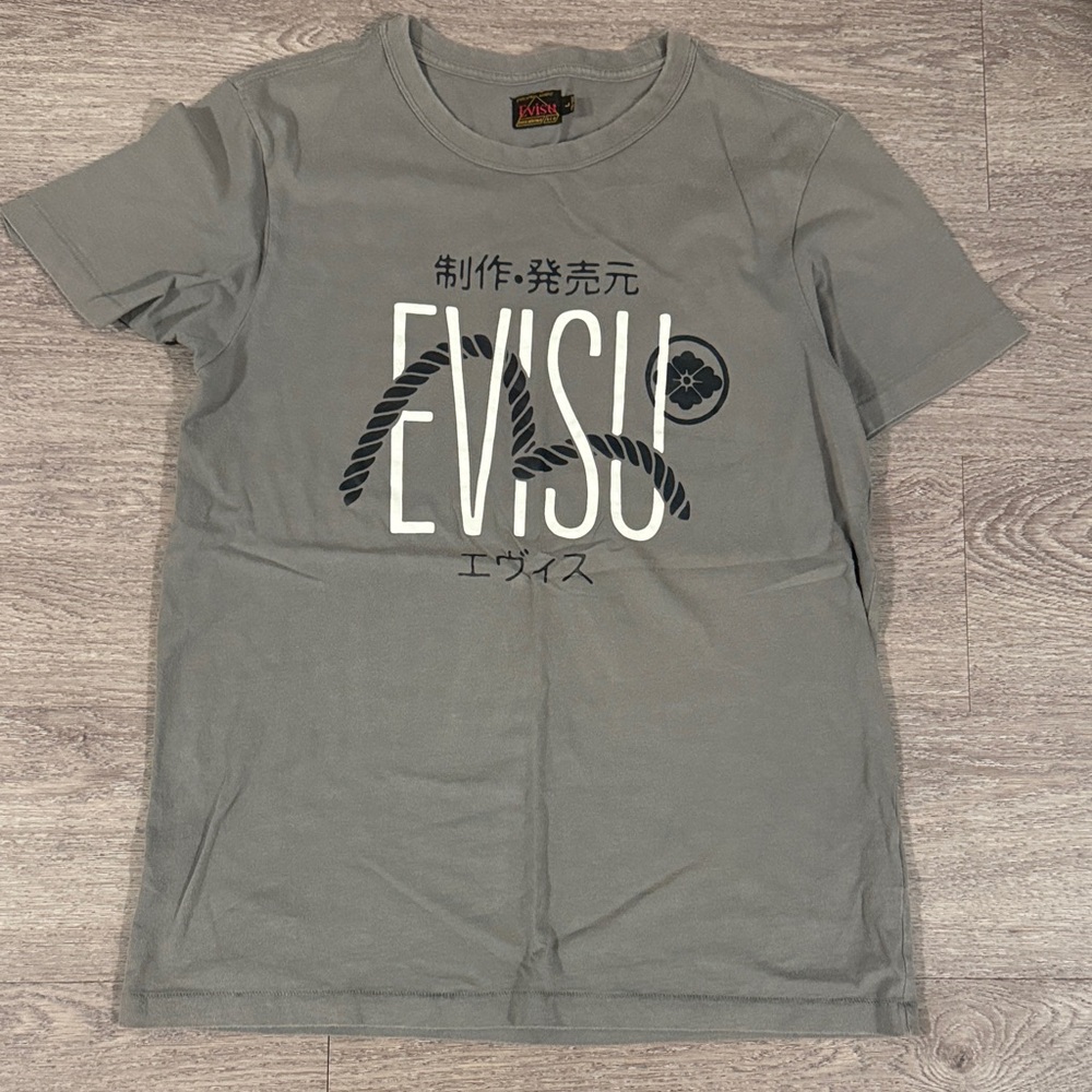 Evisu Men’s Dark Gray T-shirt Japan Edition
